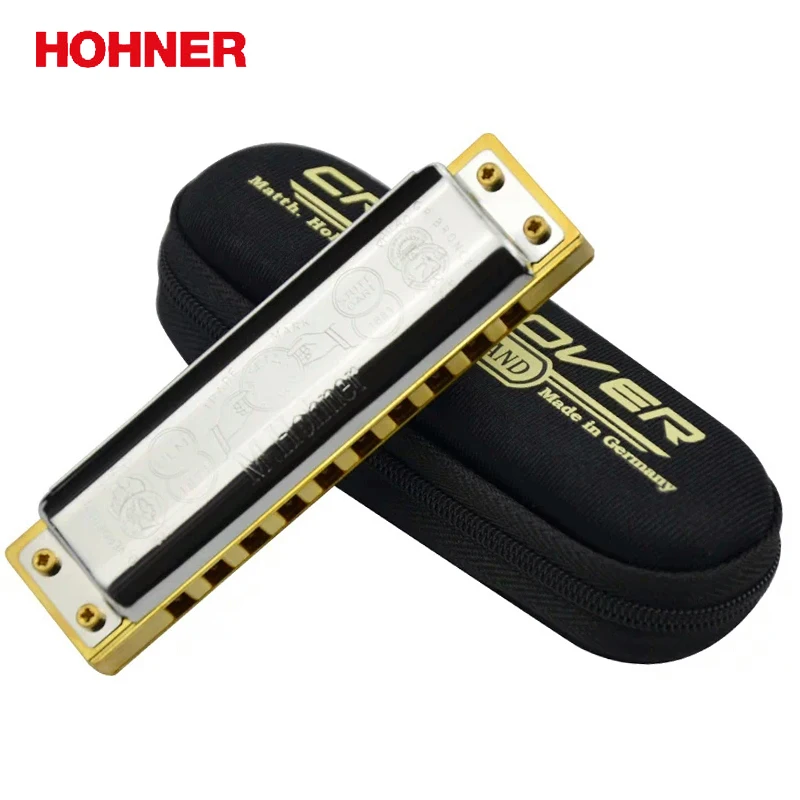 Hohner Marine Band кроссовер 10 отверстий, диатоническая гармоника, Бамбуковая расческа, Гарпа, Gaita Standard 10 Hole harp