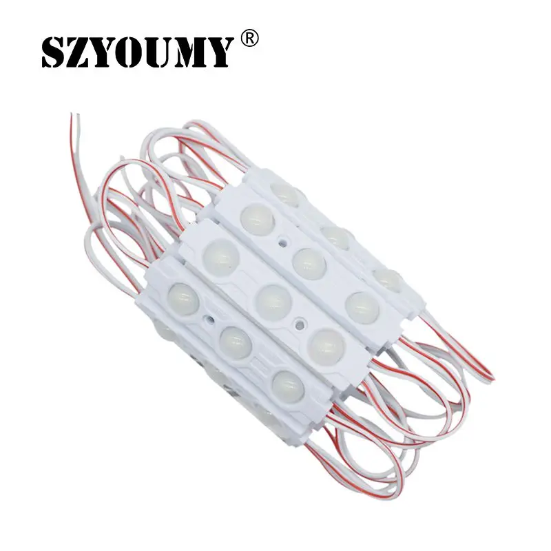 

5730 3 светодиодный модуль водонепроницаемый IP67 подсветка знака DC 12V 1,5 W рекламная Лампа Белый Красный Синий Зеленый Желтый освещение