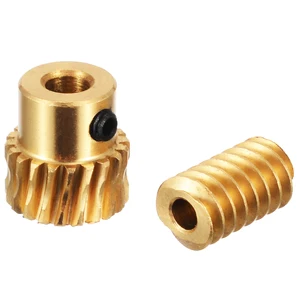 Высокопрочное Латунное Червячное колесо, золотой мотор, латунная Червячная Шестерня, Модуль 0,5, передаточное число 1:10
