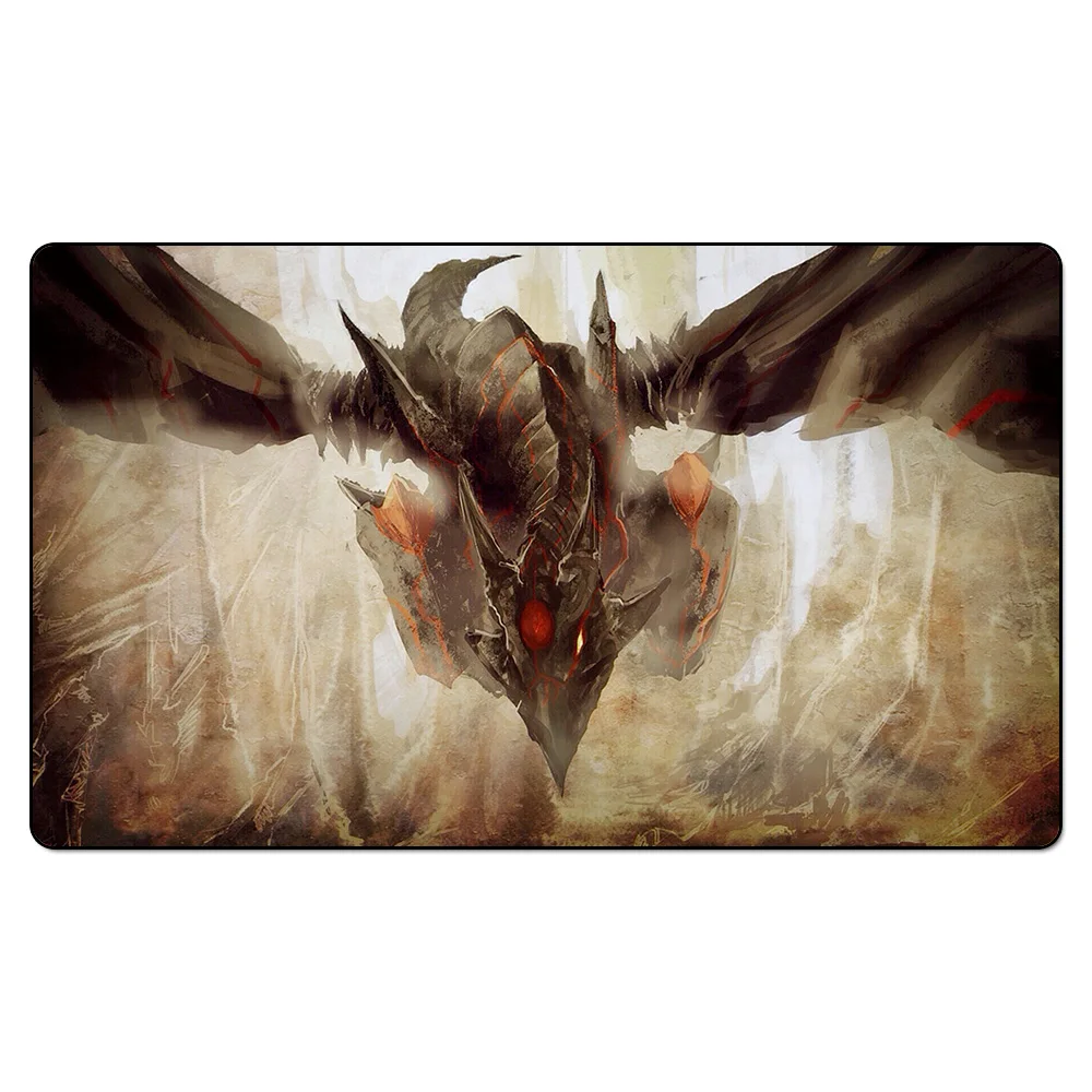 Yu Gi Oh Blue Eyes Белый Дракон игровой коврик) Настольные игры playmats, YGO карты игровой коврик, пользовательские игры дизайн игровой коврик с плеймат сумка - Цвет: gorgerous yugioh