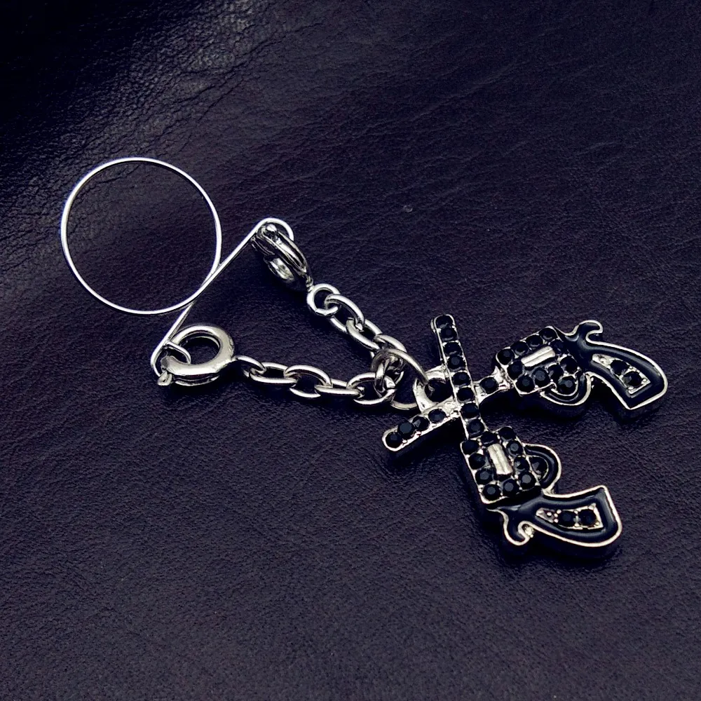 2 piece Punk Rock Sexy Love double gun Nipple Ring Shield Rings Body Piercing Jewelry Teeth Bar Women Gift | Украшения и