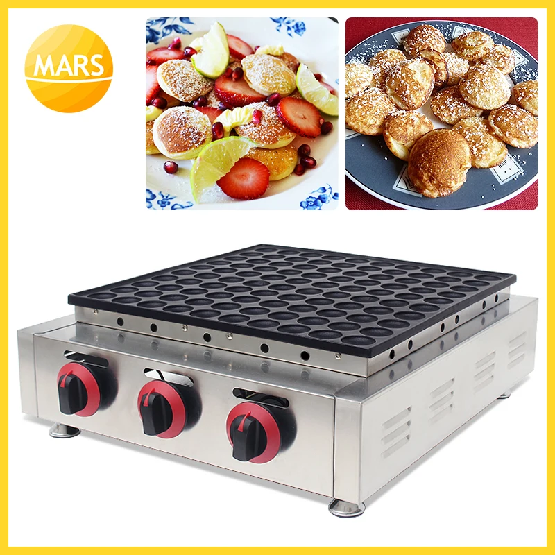 spesifikasi Mars Heavy Duty Gas LPG 100 Pcs Poffertje Grill Mini Bahasa Belanda Pancake Mini Mesin Crepes Baker Pembuat