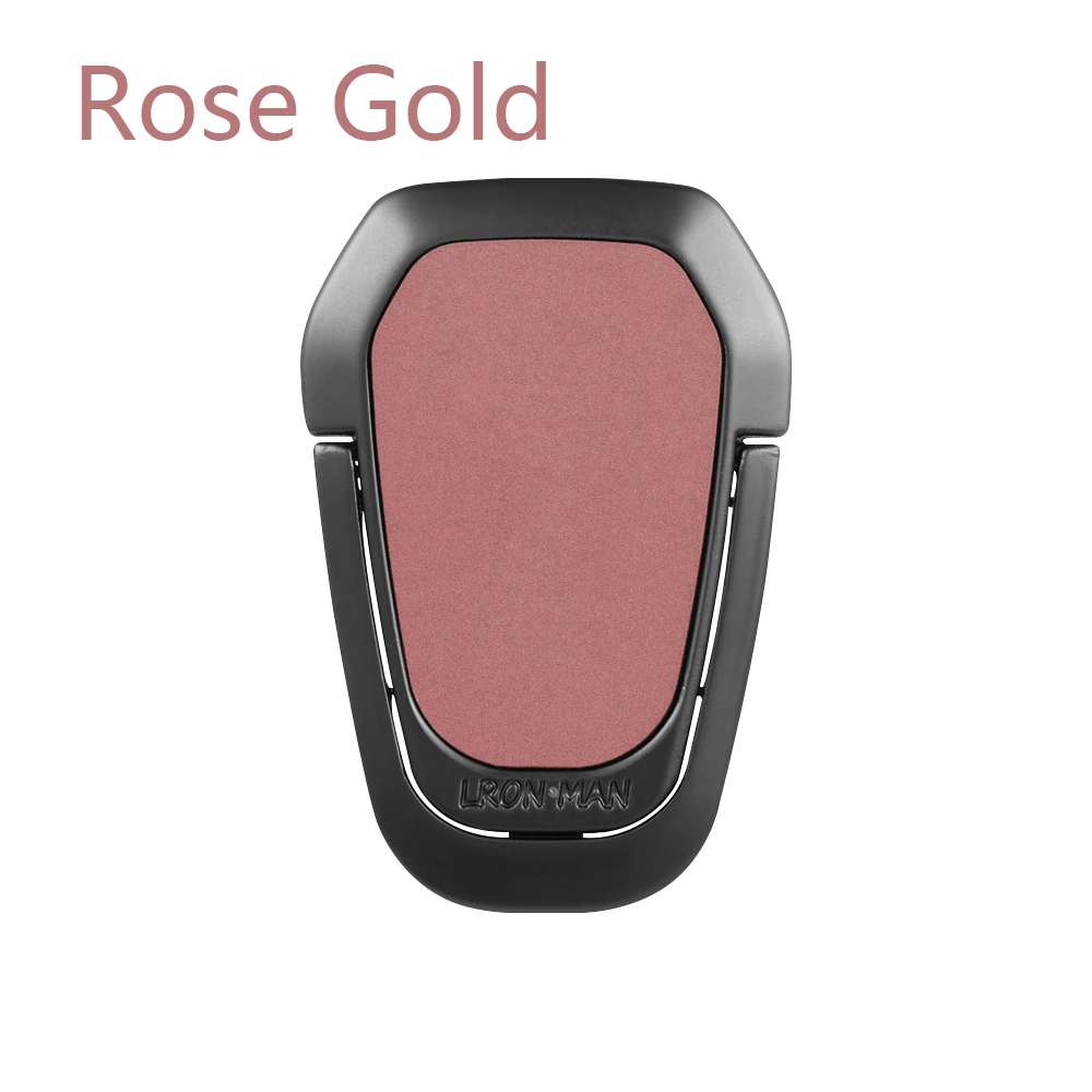 rose gold Универсальный магнитный держатель-кольцо для пальца 360 Вращающийся Кронштейн Подставка для сотового телефона Автомобильный кронштейн опорная розетка - Цвет: rose gold