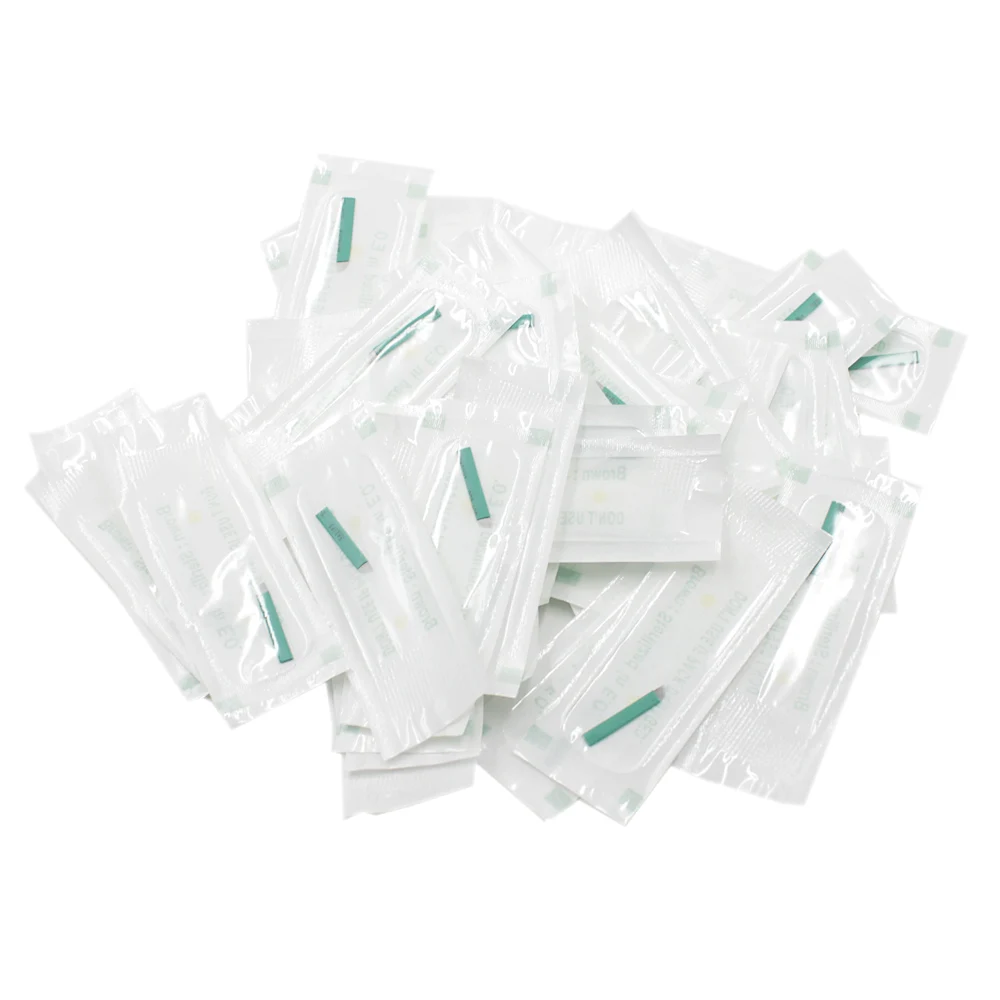 50 шт. высококачественные лезвия для перманентного макияжа бровей ручные