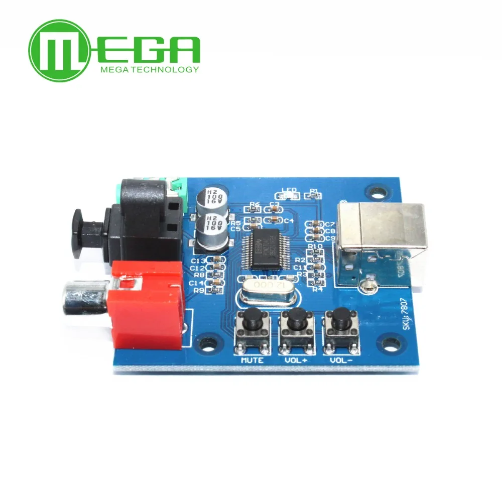 PCM2704 USB DAC Power волоконно оптический коаксиальный аналоговый выход Raspberry Pi Raspbian RaspBMC