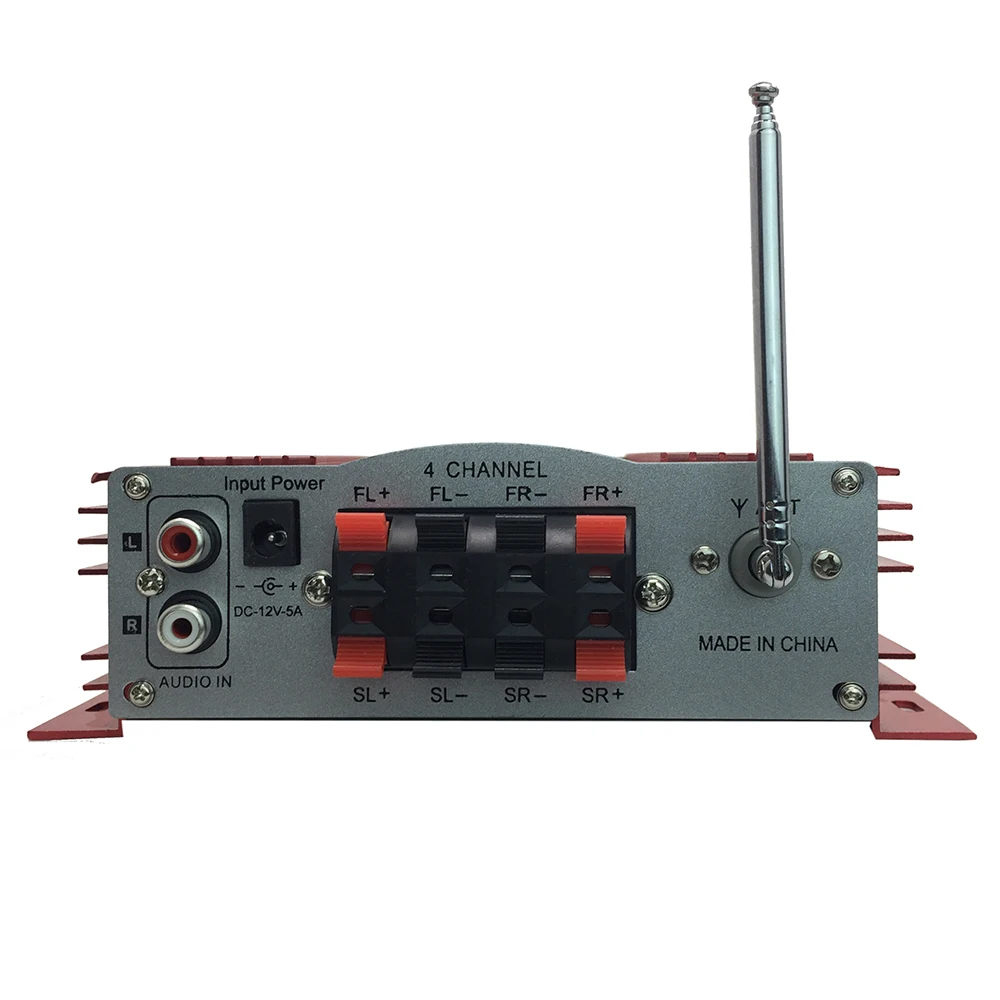 HY 3001 ИК Управление автомобиля Мощность усилители 4 Каналы FM MP3 USB воспроизведения