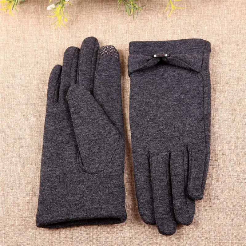 BL013 Dark Grey Перчатки женские зимние теплые перчатки для вождения плюс бархат Сенсорный экран холодная тонкая секция относится к не падающим бархатные перчатки BL013N1 - Цвет: BL013 Dark Grey