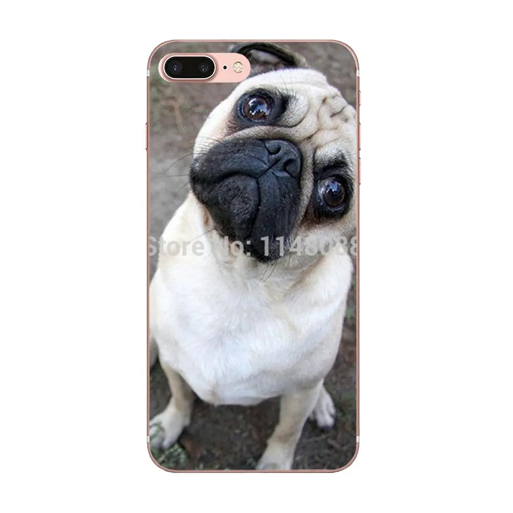 as picture Игрушка собака мопс с милой собачкой для Huawei Honor 4C 5A 5C 5X6 6A 6X7 7A 7C 7X8 8C 8 S 9 10 10i 20 20i Lite рro мягкий чехол для мобильного телефона чехол для телефона - Цвет: as picture