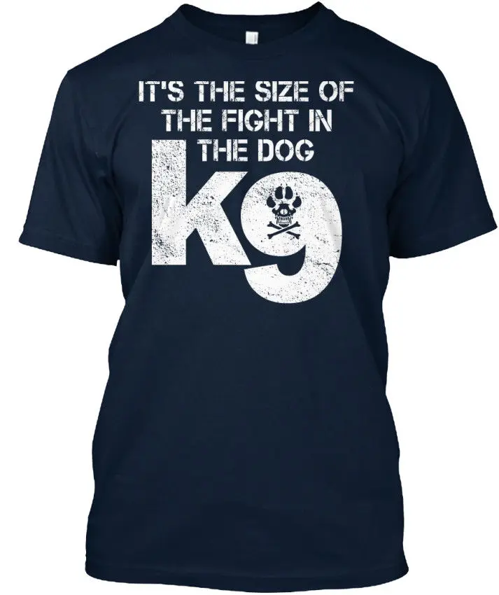 Stranger Things Design 2019 New Cool Short Sleeve Men T Shirt K9 Mantra - It'S The Size of Fight In Dog Premium Casual T Shirt