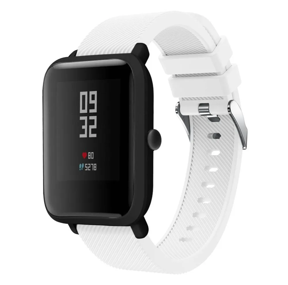 Мягкий силиконовый спортивный ремешок 20 мм для Huami Amazfit Bip Молодежный Xiaomi Youth