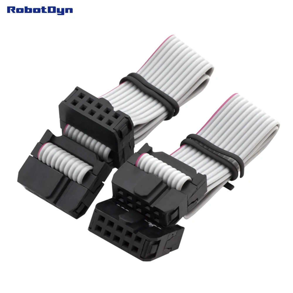 Кабель IDC 2 шт. для подключения контроллера 3D принтера 2x5 F/F 6 дюймов (300 мм)|3d printer