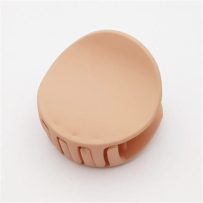 Round Coral Pink Не прирученные женские заколки для волос, акриловые нестандартные зажимы для волос, заколки для волос, заколки для волос, аксессуары для волос - Цвет: Round Coral Pink