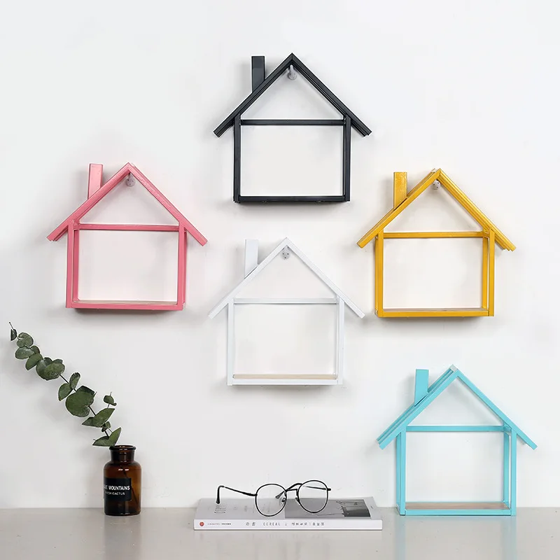 Home Decor Storage Rack House Ornaments Racks Wall Hanging Crafts Multi Function Cabinet Antique Holder | Дом и сад