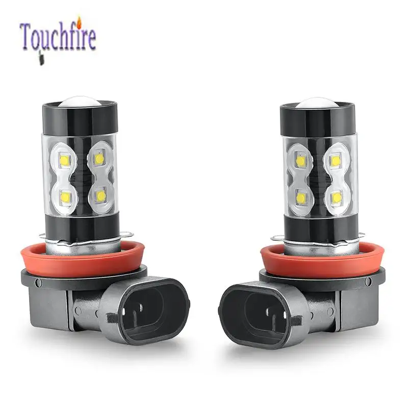 2 шт. H7 H8 H11 Led HB4 9006 HB3 9005 противотумансветильник фары s Canbus лампа 3600LM 6000K белый