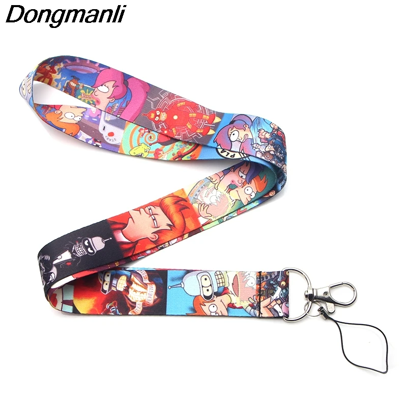 P2771 Dongmanli Futurama Талреп Бейдж ID Lanyards/мобильный телефон Веревка/ключ талреп шейный ремень аксессуары