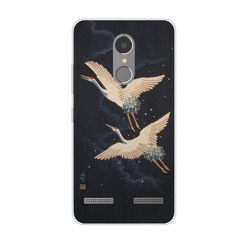 lenovo k6 power Case Silicon tiger cartoon Painting Soft TPU Back Cover for Phone protect Bags shell |