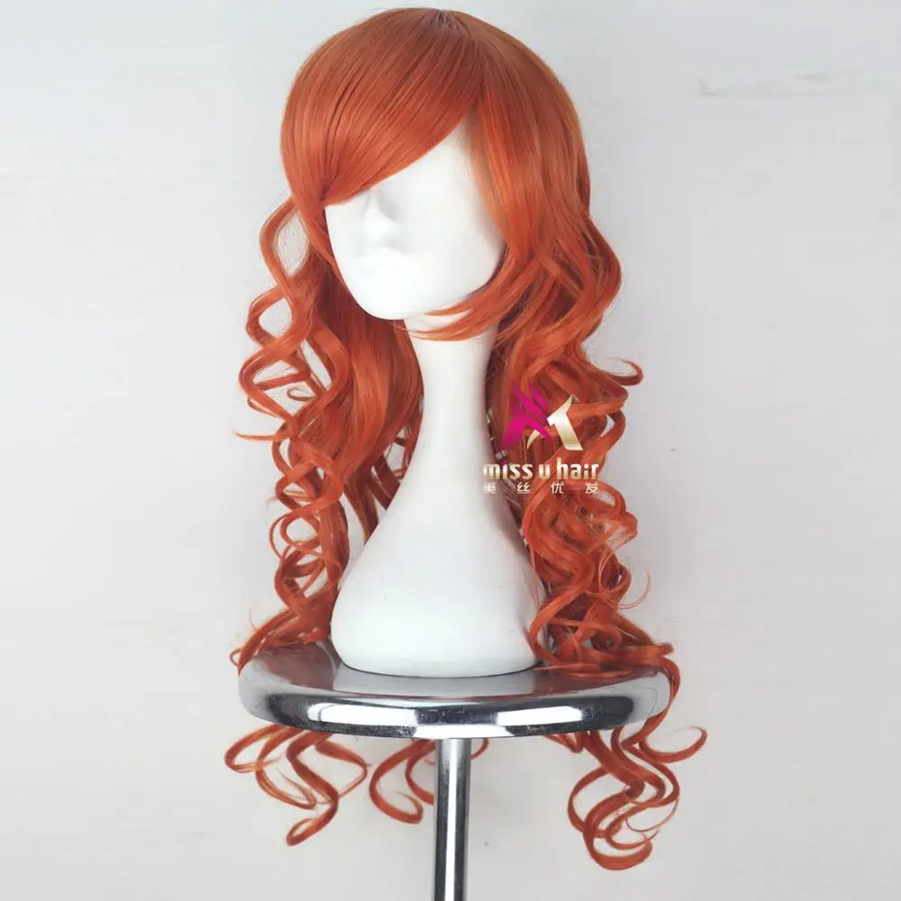 Miss U волосы синтетические для женщин кудрявые синий фиолетовый красный розовый черный белый цвет вечерние косплей парик анти Голик ролевые
