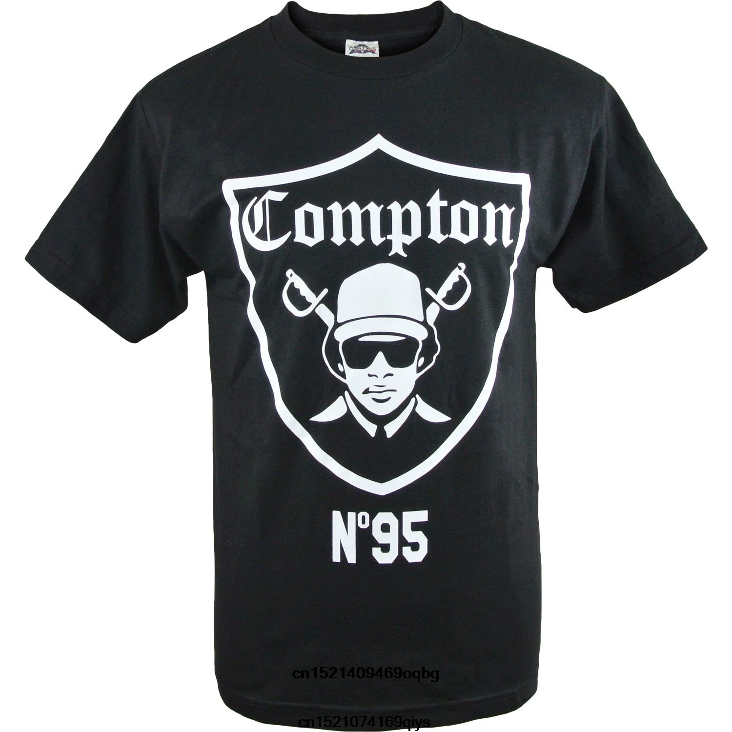 Брендовая мужская крутая футболка Compton 1995 Eazy E с 3D принтом и коротким рукавом