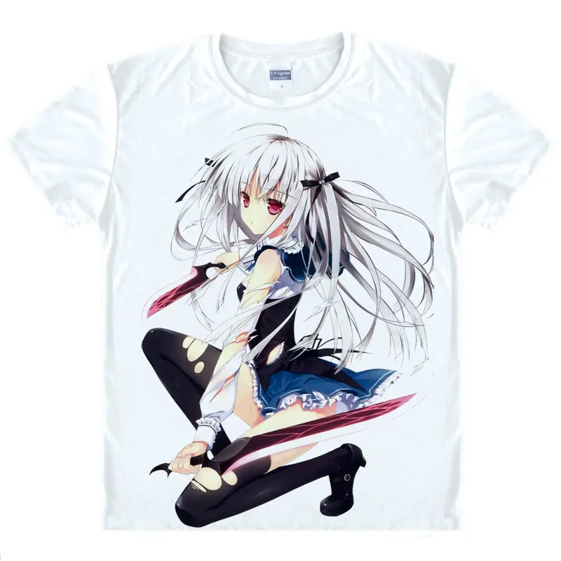 Женская футболка с рисунком Футболка Absolute Duo Tor Kokonoe цветные футболки аниме