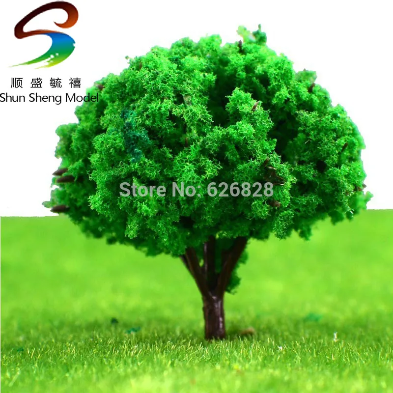 

Model scale tree Construction sand table model Department green garden decoration materials 100pcs H:30mm
