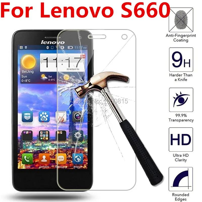 Закаленное стекло для Lenovo S660 S668T 2 шт. защитная пленка S 660 2.5D 9H усиленная