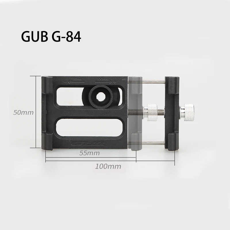 G-84 Black GUB велосипедный держатель для телефона, руль, G-85, G-84, регулируемый алюминиевый сплав, велосипедный держатель для мобильного телефона, кронштейн, аксессуары для велоспорта - Цвет: G-84 Black
