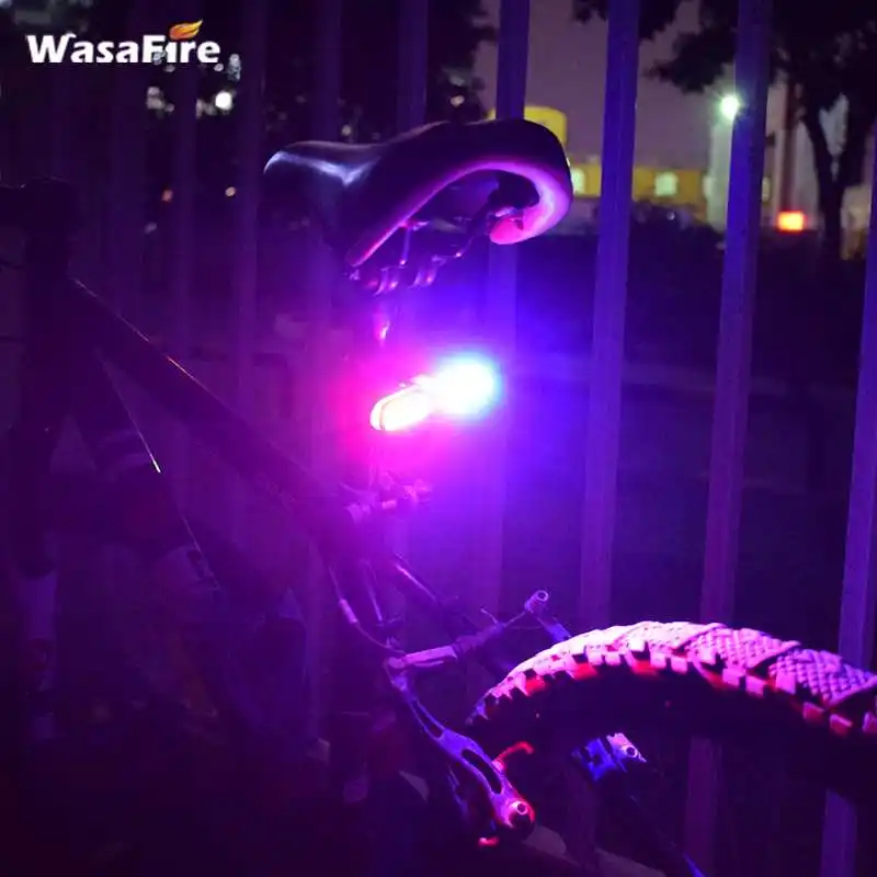 Фонарик WasaFire 6 режимов 3 цвета супер яркий велосипедный фонарь светодиодный