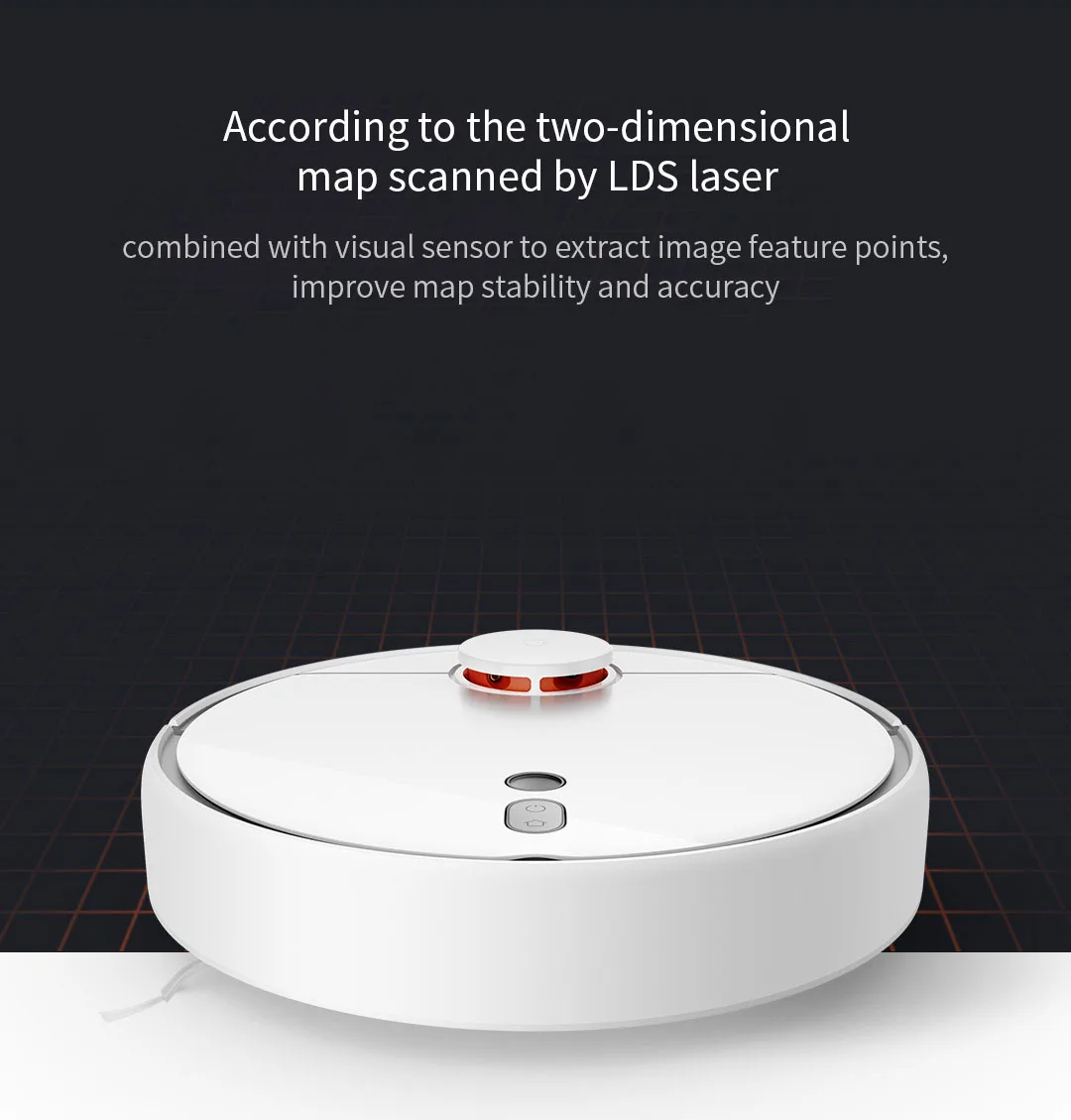 MI 1S Робот пылесос AI интеллектуальное планирование 5200mAh 2000Pa сильное всасывание LDS навигационное приложение управление
