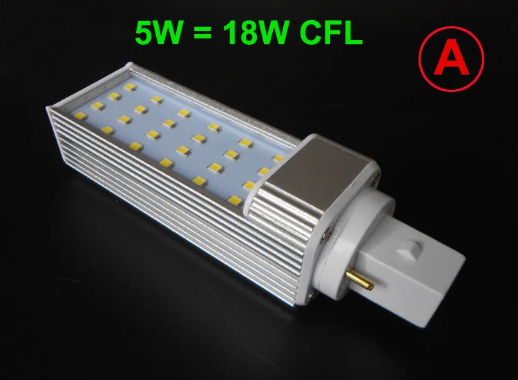 g24 led g24d-1 g24d-3 AC85-265V pl bulb Lamp real power 5W 7W 9W 10W 11W 12W 13W 14W SMD5730 5050 2835 downlight | Освещение