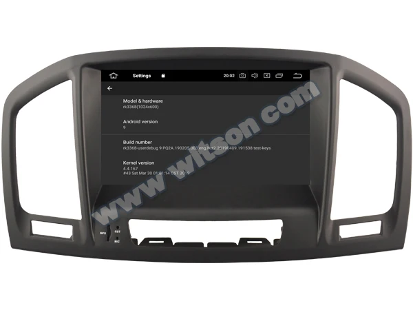 WITSON Android 9,0 Восьмиядерный 4 г ram+ 64 г rom автомобильный dvd-плеер gps для OPEL INSIGNIA 2008-2011 автомобильный аудио радио gps плеер