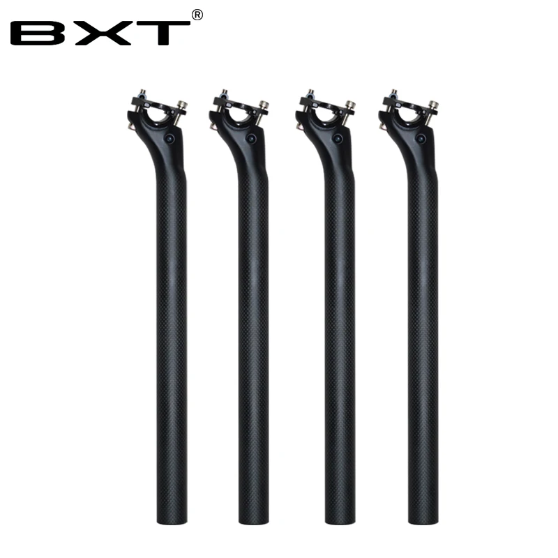 Новинка года BXT полный карбоновый Подседельный штырь MTB дорожный горный велосипед карбоновый Подседельный штырь подседельная трубка 27,2/31,6*350/400 мм детали велосипеда