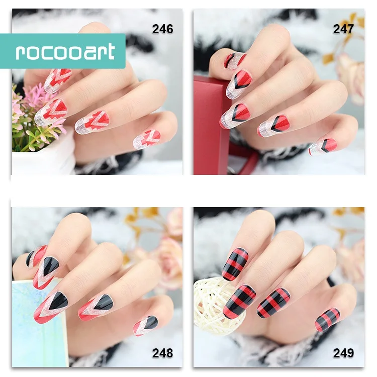 Наклейка для дизайна ногтей женская французский стиль|nail decals|nail art stickersadhesive nail |