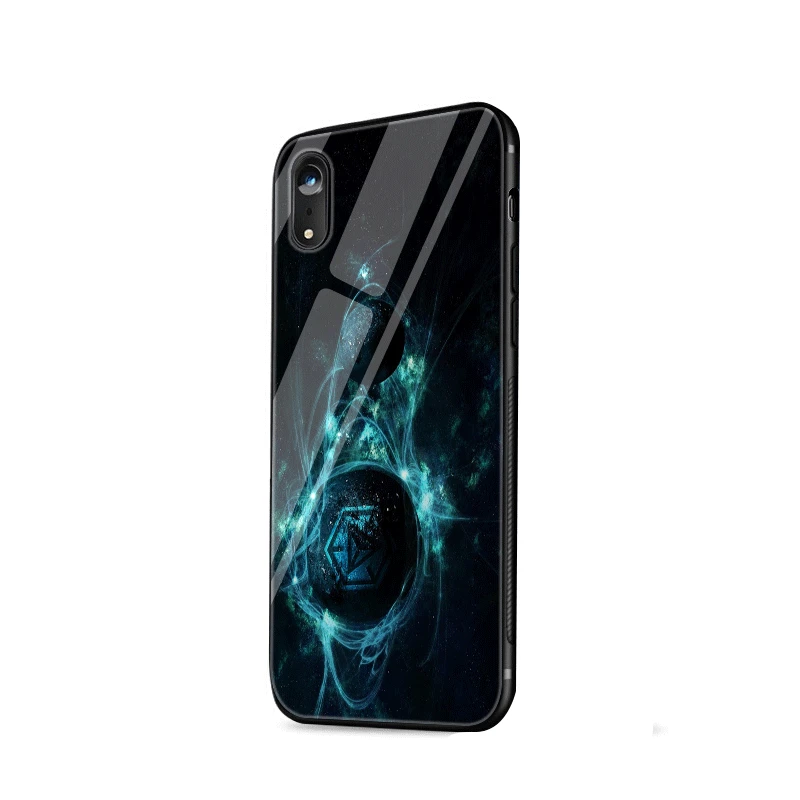 Защитный чехол из закаленного стекла для iPhone X XS XR Max 6 6s 7 8 Plus 5 5S SE|Чехлы-накладки| |