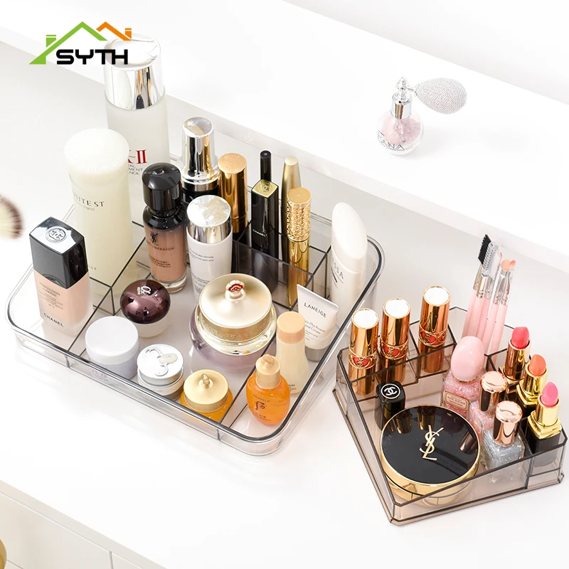 2019 новый акриловый Органайзер для макияжа коробка хранения косметических