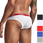 1-5 шт. хлопковое Мужское нижнее белье мужчины бикини трусы с низкой талией одноцветное нижнее белье Мягкие Трусы-брифы Ropa Interior Hombre