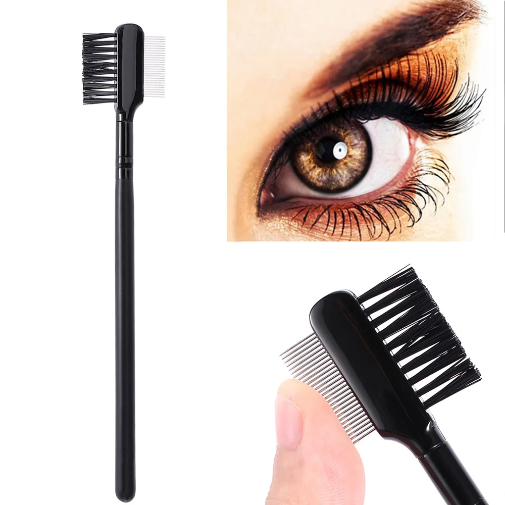 Профессиональная щетка для бровей ресниц разделитель тушь подтягивающая