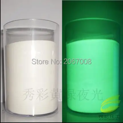 500 г Бесплатная доставка Светящиеся в темноте Косметическая пудра сине-зеленый