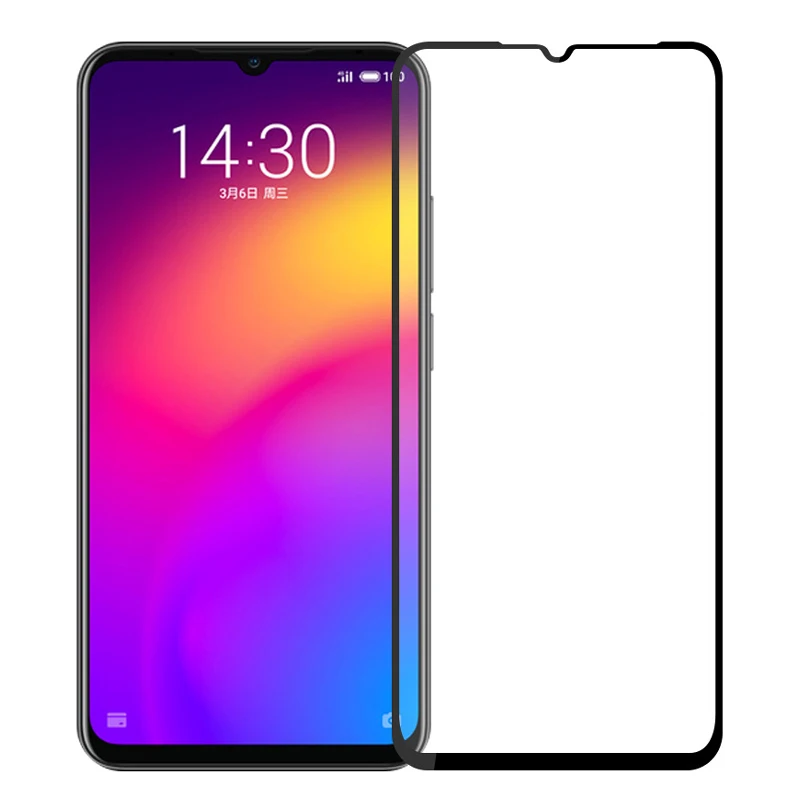 3D закаленное стекло с высоким содержанием алюминия для Meizu M9 Note полное покрытие