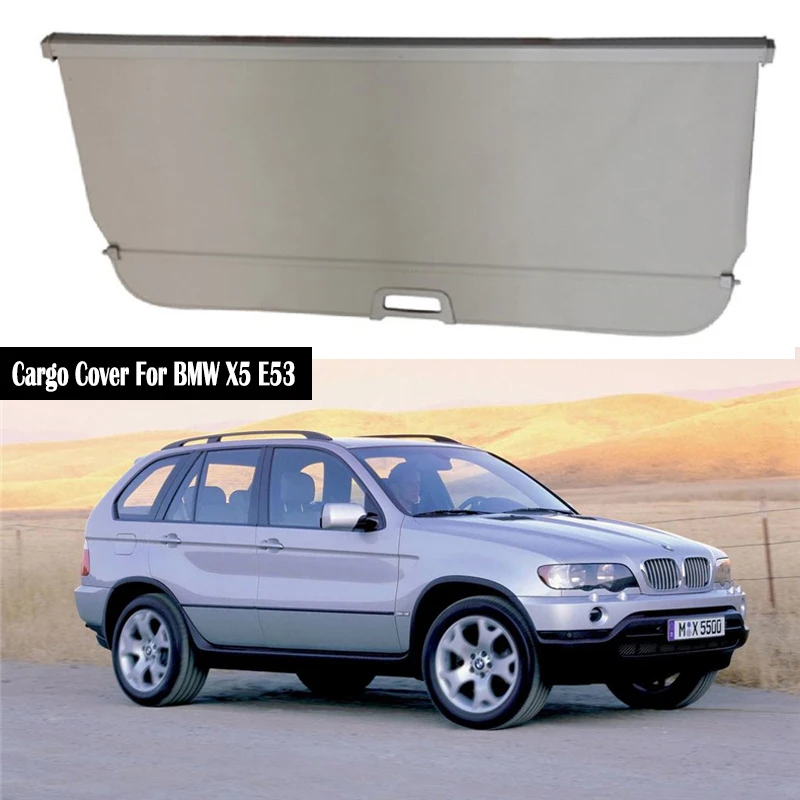 Задняя крышка для груза BMW X5 E53 1998-2006 защитный экран багажника козырек