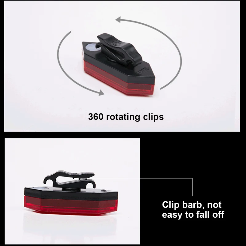 Горячий COB велосипедный задний светильник Предупреждение ющий