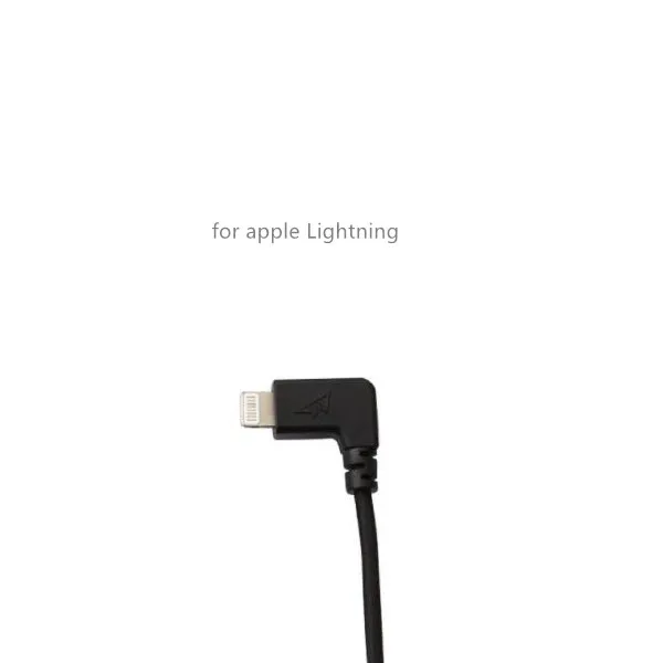 Lightning black Remote Control micro / type-c Port Cable Connector Phone Tablet Line For DJI Mavic Pro air Spark mavic 2 zoom pro Drone - Цвет: Lightning black