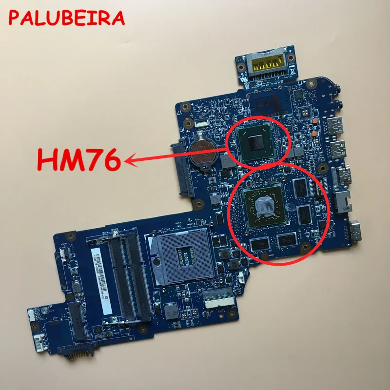 PALUBEIRA для Toshiba Satellite C870 C875 материнская плата ноутбука HM76 H000052840 PGA989 с 8 видеокартой |