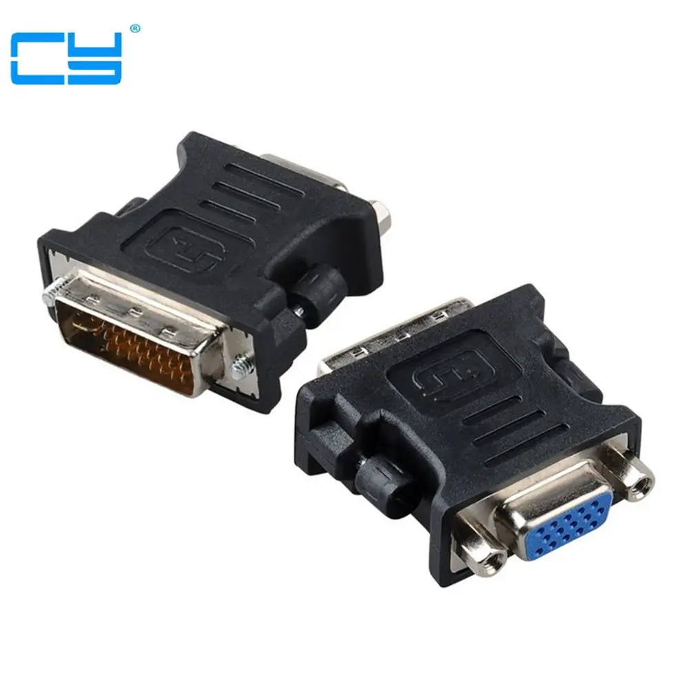 Адаптер переходник DVI 24 + 5 штекер на гнездо VGA для видеомонитора|dvi 24|to vgadvi vga |