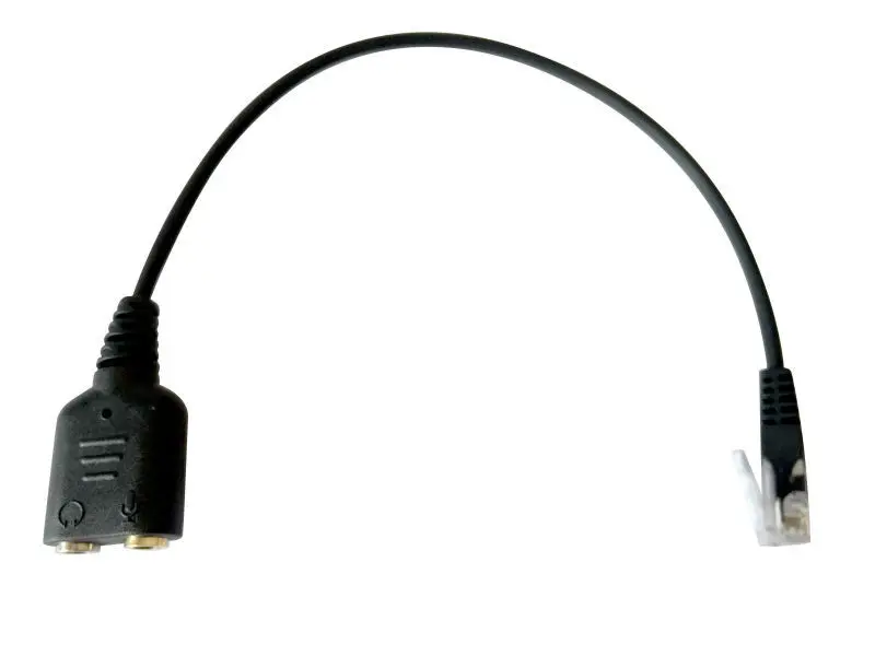 Бесплатная доставка адаптер для наушников ПК гарнитура 3 5 мм RJ9 двойной RJ9|pc headset usb