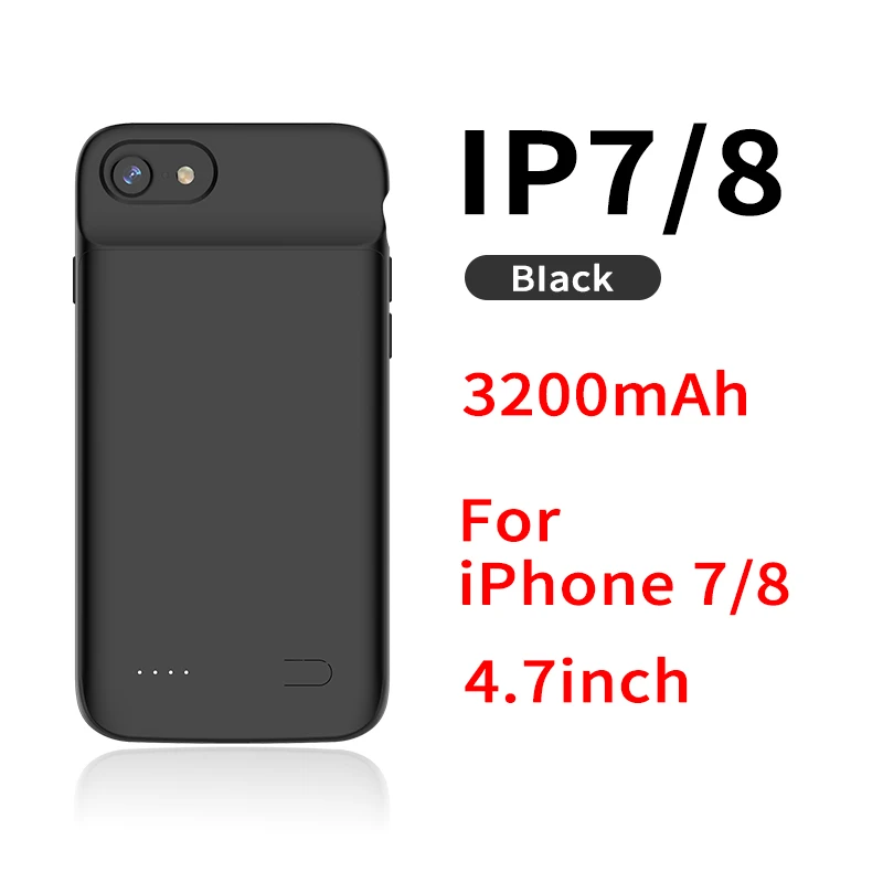 for iphone 7 8 Новейший Внешний чехол Gagaking для iphone X, XS, XSmax, XR, портативное зарядное устройство, чехол для apple X 6000 мАч, Ультратонкий внешний аккумулятор - Цвет: for iphone 7 8