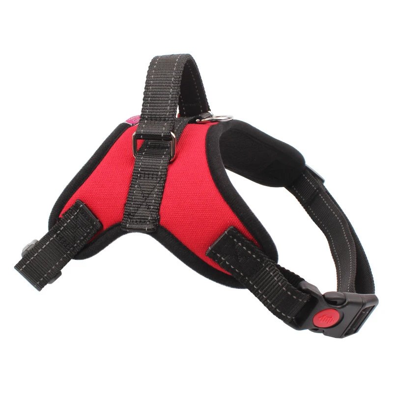 

2016 New Big Dog Soft Adjustable Harness Pet Nylon Large Dog Walk Out Harness Vest Collar Hand Strap for Small Medium Large Dogs