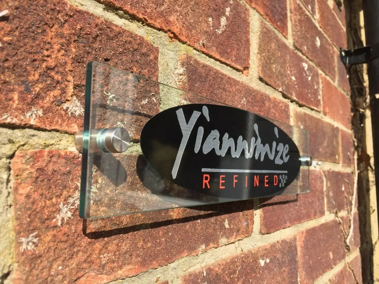 Настроить современный знак доска бизнес логотип/Название бизнеса/знак на дом |