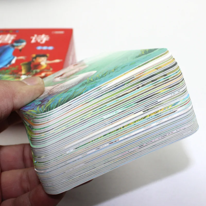 Новые китайские символы карты учатся Тан стихи с пиньинь для детей детских