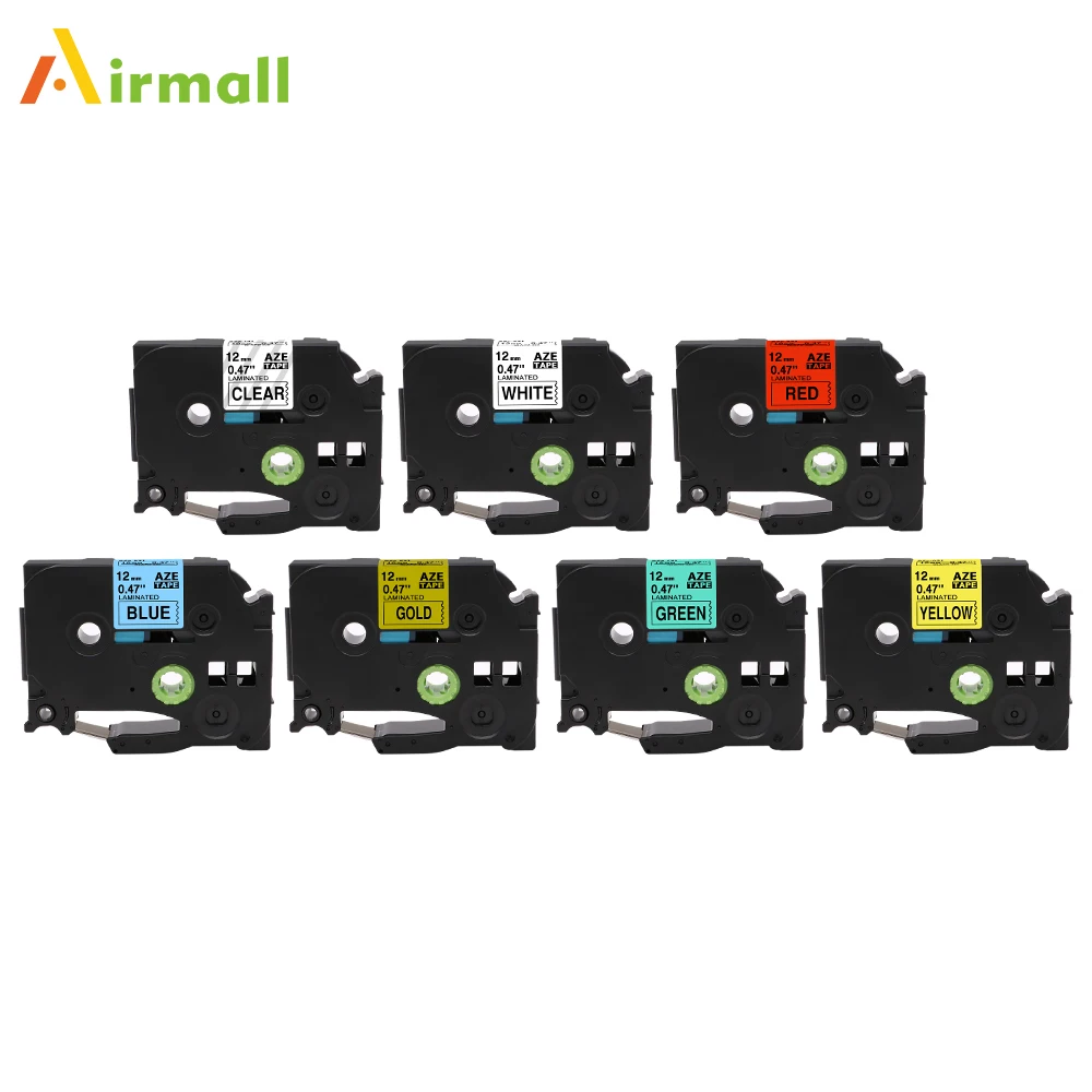 Airmall 12 мм совместимый TZe231 для Brother P touch Tze ленты этикеток стандартные tze431 картриджи
