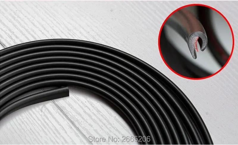 10M car styling Car Door Edge Protection Strip Moulding for vw Polo golf passat b6 b5 jetta mk5 6 Volkswagen accessories | Автомобили и